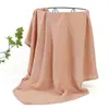 Manta Envolvente de Algodón de Bambú para Bebé Capa Única/Doble Gasa Color Sólido Manta Infantil Toalla de Baño Manta Envolvente Anti-Sobresalto Comercio Exterior