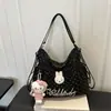 2026 Verano Nueva Moda Patrón de Estrella Gran Capacidad Simple de Gama Alta Casual Versátil Elegante Bolso de Hombro Simple/Doble Cruzado