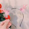 Decoraciones navideñas 2024 traje festivo adulto niños regalo de Navidad sombrero diadema transfronterizo fábrica venta al por mayor