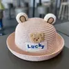 Sombrero de Bebé Niño Verano Sombrero de Paja Lindo para Niños y Niñas Protección Solar Bebé Sombrero de Pescador Sombrero Infantil Verano Estilo Delgado