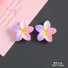 Case de Celular com Cola em Creme Artesanal DIY Gradiente Brilhante de Frangipani Ímã de Geladeira Fivela de Sapato Acessórios para Presilha de Cabelo Acessórios de Resina