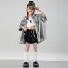 Ropa de Actuación Infantil para Niños, Hip-Hop, Sentido Cool y Tecnológico, Danza Jazz para Niñas, Ropa de Hiphop Street Dance para Niños