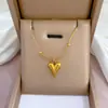 [Full-body aço titânio] full-body titanium forno de aço real colar de ouro frio feminino ins Net acessórios cadeia de clavícula vermelha