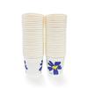 Fabricante de Vasos Desechables Venta al por Mayor al por Mayor Vaso de Papel Pequeño Mini de 7 Onzas 200ml Espesado Recubierto Vaso para Bebidas Calientes Flor