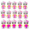 Nova Boneca de Borracha Macia Variedade de Mini Bonecas Misturadas Panda Abacaxi Morango 32mm Acessórios Gashapon