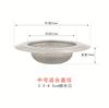 Exportación de comercio exterior acero inoxidable borde ancho perforación coladera de piso cocina filtro de alcantarilla fregadero de baño colador de malla agua Red