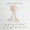 Em Estoque Franja de Tassel de Organza Bordada com Pérolas Feita à Mão Aplique de Flor DIY para Roupas Infantis, Vestidos, Sapatos, Bolsas e Patches Decorativos de Tecido