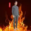Traje Térmico Autoaquecedor De Rong para Pais de Meia-Idade e Idosos, Conjunto de Outono com Gola Alta Meia, Conjunto de Proteção Contra Frio Outono/Inverno, 1/2 Peças