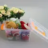 Maleta Transparente Caja de Almacenamiento para Cereales Caja Ajustable para el Hogar y el Coche Piezas de Artículos Varios Cosméticos Almacenamiento de Alimentos Caja de PP
