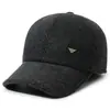 Gorra de Béisbol de Invierno para Hombre, Estilo Abuelo, Felpa Gruesa, Cálida, Pico de Pato, Protección Auditiva, Antifrío para Mediana Edad, Tejido de Escalera Engrosado
