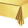 Mantel de Mesa para Fiesta de Papel de Aluminio Plateado Transfronterizo de Amazon Plástico Brillante Adecuado para Decoración de Bodas, Aniversarios y Eventos