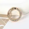 Em Estoque Fecho de Mola Galvanizado Cravejado de Diamante Anel Aberto Liga Anel de Mola Chaveiro de Carro Fecho Redondo Acessórios de Joia