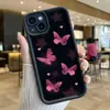 Capa de Celular Love Butterfly para Apple 15ProMax iPhone14 Completa 13/12 Resistente a Quedas XS/XR Capa Macia