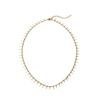 Pulsera de acero inoxidable estilo europeo y americano verano para mujer sentido de alta gama nicho joyería de acero titanio collar versátil oro de 18k no se desvanece