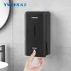 Dispensador de Jabón Líquido para Manos de Espuma Dispensador de Jabón para Montar en Pared Caja para Desinfectante de Manos sin Taladro Botella de Detergente para Cocina Limpieza