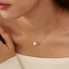 Versátil Exquisito Minimalista de Diseño de Nicho Diario Fiesta Elegante Lujo Ligero Versátil Collar de Perla Grande para Mujer