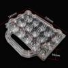 Caja Desechable para Empaque de Huevos, Bolso, Bandeja para Huevos, Bandeja Interior Blíster de Grado Alimenticio, Caja de Plástico para Empaque de Huevos Suministro