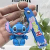 Colgante de Stitch de Dibujos Animados Llavero Divertido de Lilo y Stitch Colgante Muñeco de Plástico Suave Caja Ciega