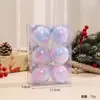 Árvore de Natal Transparente Badminton Janela Decoração Pingente Pena Colorida Teto Pendurado Decoração Adereços