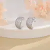 Clip de Oreja Completo de Diamante Versión Ancha, Estilo Cool Coreano Dongdaemun, Cuff de Oreja de Diamante Multicapa en Forma de C Brillante, No Necesita Perforación