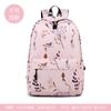 Mochila Nova Transfronteiriça para Mulheres e Alunos do Ensino Médio Estilo Japonês e Coreano Poliéster Mochila Impermeável Estilo Pequeno Fresco Mochila Estampada Mori