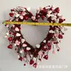 Fabricante Transfronterizo Amazon Nuevo Modelo Corona Simulada para el Día de San Valentín Accesorios con Forma de Corazón Atrezzo para Decoración del Hogar Boda en Forma de Corazón