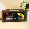 Pluma Marcadora Acrílica de Punta Suave Negra Colorida Traviesa Pluma de Acuarela Apilable Marcador Acrílico para Firma Graffiti Delgado