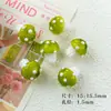 [crema de pastel] cuentas de vidrio de hongo cuentas sueltas cuentas hechas a mano para pulsera DIY collar accesorios de joyería materiales
