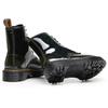 Botas de motocicleta 1460 de cano alto que mudam de cor verde, botas curtas estilo retro britânico clássico para mulheres, botas de couro para homens e mulheres, bico redondo na moda