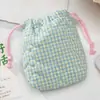 Bolsa de Armazenamento Simples Acolchoada de Algodão Resistente a Arranhões para Câmera Instantânea, Bolsa de Câmera Portátil com Cordão, Bolsa Fofa Estilo Coreano para Fotografia ao Ar Livre