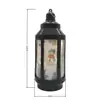 Velas Eletrônicas com Alto-falantes de Música Embutidos, Lanternas de Vento Coloridas Estampadas, Decoração Transfronteiriça para Hotéis, Supermercados e Vitrines, Caixa de Música, Natal