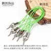 Accesorios DIY cuerda para teléfono ojo de oveja colorida accesorios de cordón de fieltro de lana venta al por mayor cordón con colgante de uña ojo de oveja