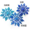 Decorações de Natal 10cm Plástico Flocos de Neve Polvilhados Decoração de Árvore Suprimentos de Natal Pingente Fabricante Atacado