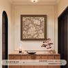 Pintura Decorativa Retro de Alta Gama para Restaurante Estilo Francés Chino Decoración de Pared para Mesa de Comedor Mural Cocina Comedor Pintura Colgante