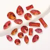Pedras de Strass Costuradas à Mão, Vidro Eletrodepositado de Formatos Mistos, Trajes de Dança Latina, Vestidos de Noiva, Acessórios de Costura, Acessórios de Cabelo, Acessórios de Joalheria, Botões Planos de Strass
