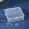 Caja Cuadrada Cadena de Cuentas Cuentas de Arroz Plástico Caja de Almacenamiento Rectangular Papelería Caja de Empaque Hecha a Mano Joyería Accesorios de Metal para Cuentas Caja