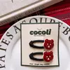 Nueva Diadema para el Cabello con Avatar de Animal Angora Rojo Otoño e Invierno para Niños Coreanos Niñas Tela Negra Pinza BB Círculo Grande