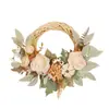 Coronas Artificiales de Primavera y Verano, Calabazas Simuladas de Acción de Gracias, Crisantemos, Colgantes de Pared Atmosféricos, Arreglos de Boda, Decoración del Hogar, Transfronterizo