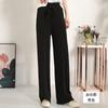Pantalones Anchos de Seda Helada Exclusivos Transfronterizos Más Vendidos para Mujer, Pantalones Largos Casuales de Verano Delgados Hechos en Fábrica, Pantalones Largos hasta el Suelo