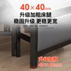 Cama plegable para el hogar, cama doble, alquiler de casa, almuerzo, siesta, cama de hierro portátil simple para adultos, cama individual resistente y duradera