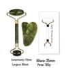 Rolo Massageador de Jade Transfronteiriço Conjunto Raspador em Forma de Coração Xiu Jade para Massagem Facial e do Pescoço Rolo Massageador de Cabeça Dupla