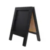 Pizarra Negra Pequeña Personalizada de Doble Cara Tablero de Mensajes de Madera para el Hogar Tablero de Anuncios para Tienda Pizarra de Dibujo para Niños Tablero de Pintura y Escritura para Bebé