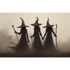 Pintura sin marco de Bruja Murciélago Casa Embrujada de Halloween Transfronteriza Pintura Decorativa para Sala de Estar Mural Más Vendido en Amazon Directo del Fabricante