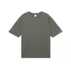 Camiseta de Algodão Puro Pesado 250g Personalizada com Logo Marca da Moda Camiseta Cultural Evento Manga Curta Gola Redonda Ombro Caído com Texto Impresso