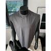 2025 Nuevo Verano para Hombre Secado Rápido Sensación Hielo Camiseta Chaleco de Manga Corta Chaleco Sin Mangas Manga Corta Suelto Moderno Top para Hombre
