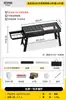 Acero Inoxidable 304 Exterior Portátil Engrosado Fogata Parrilla Barbacoa Estufa de Carbón Parrilla a Leña Parrilla Barbacoa para Uso en Casa