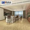 Azulejo de Porcelana Fosca Foshan Full Porcelain com Textura de Madeira 800x800 Sala de Estar Quarto Estilo Japonês Cor Madeira de Tronco Azulejo de Piso