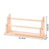 Soporte de Exhibición de Pulseras de Madera Maciza, Estante de Almacenamiento de Pulseras de Madera Natural, Accesorios de Exhibición para Transmisiones en Vivo de Joyerías, En Stock