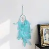 Sansheng III Filtro dos Sonhos Decoração de Parede Decoração de Pena Pingente Pingente Filtro dos Sonhos Presente para Crianças Estudantes