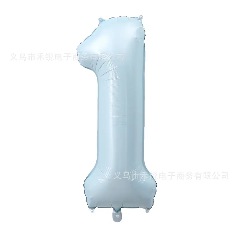 40寸婴儿蓝大数字1